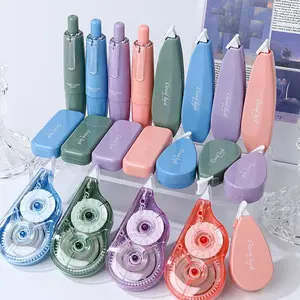 5-Pack Large Capacity Correction Tape Set, Writing Tool, Unique Design, Quick & Durable, Portable, Silent Operation, Ideal for School & Office, Easter Gift, Back-To-School Season