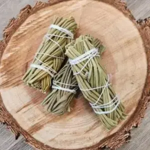 Sweet Grass for Smudging - Natural Home Therapy -cleansing- 4” stick