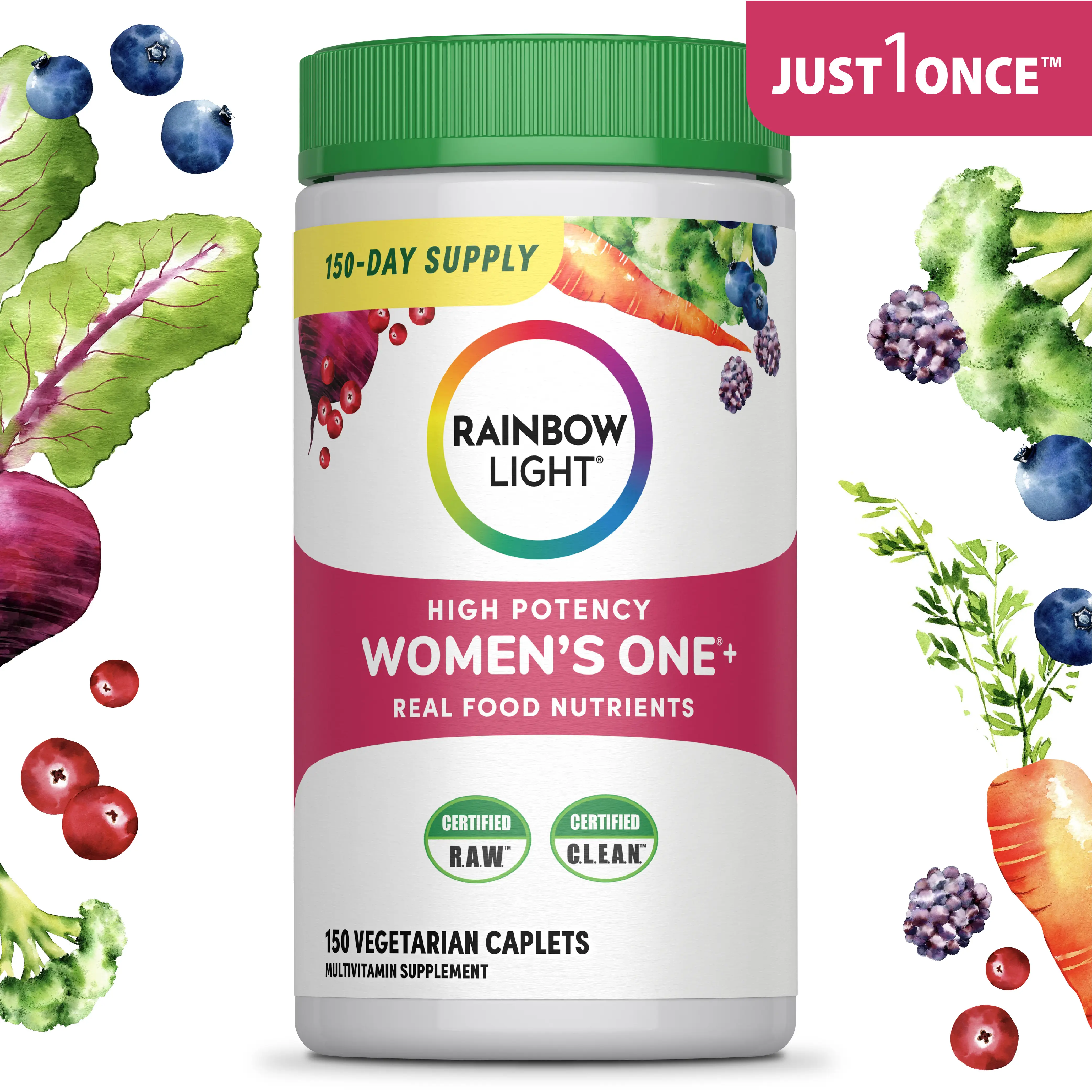 Rainbow Light Women's Multivitamin – With Ashwagandha, Lutein & Probiotics – Rea...
