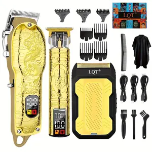 LQT Hair Fade Clippers for Men Professional，Include Hair Clippers，Trimmer & Beard Electric Razor Kit，Hair Cutting，long battery life, Exquisite Appearance，suitable for Salon at home and professional hair salons，Ergonomic，Adjustable Speeds，exquisite gifts