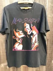 Mad Season Vintage T Shirt Above Music Rock Charcoal Unisex