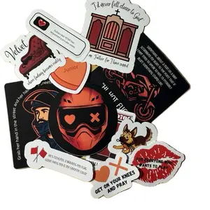 Caught Up Inspired Sticker 12 Pack Dark Romance Bookish Stickers for Navessa Allen Junior Motorcycle Fans Water Resistant Laminated Vinyl Stickers