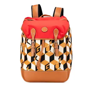 Pre-owned GUCCI Nylon Tote Bags Interlocking G Leather Backpack