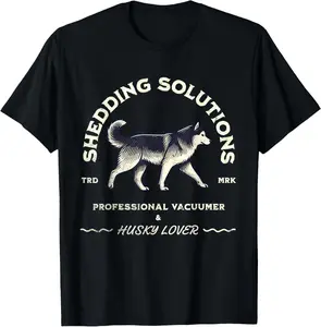 Casual Cotton shortsleeve tees Siberian Husky Funny Husky Lover T-Shirt