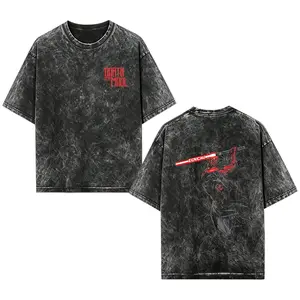 [EOVCAU][Sale Up To 60%][ superhero tee ] DARTH MAUL v2 Star Tshirt Hoodie Wars Double Printed Oversize Lightweight Acid Washed Tee TV Show Graphic Top Cotton Gift T-Shirt For Comic Lover, Gift T-Shirt For Movie Lover#StarWarsTee#TikTokFashion