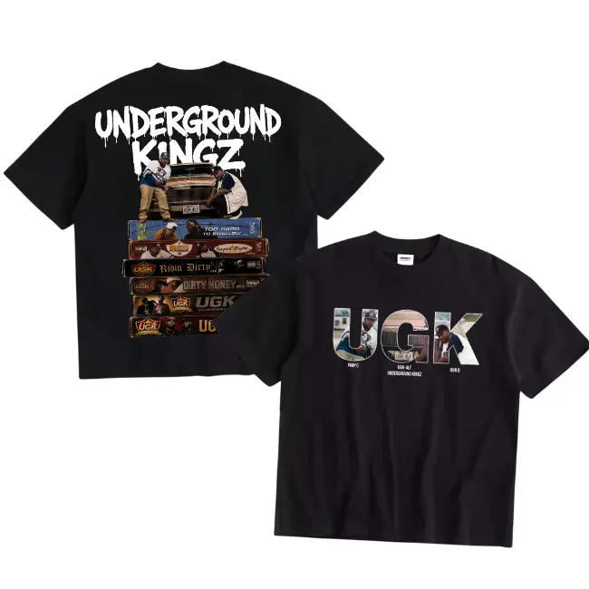 Vintage UGK Album T-shirt, Underground Kingz Graphic tee, Hip Hop Music Band Shirt, Vintage Album T-Shirt, 90s Rap Streetwear Gift, Vintage Hip Hop Graphic Tee, Unisex Shirt, Gift For Fan, For Men, For Women, Full Size, Full Color, MADE IN USA