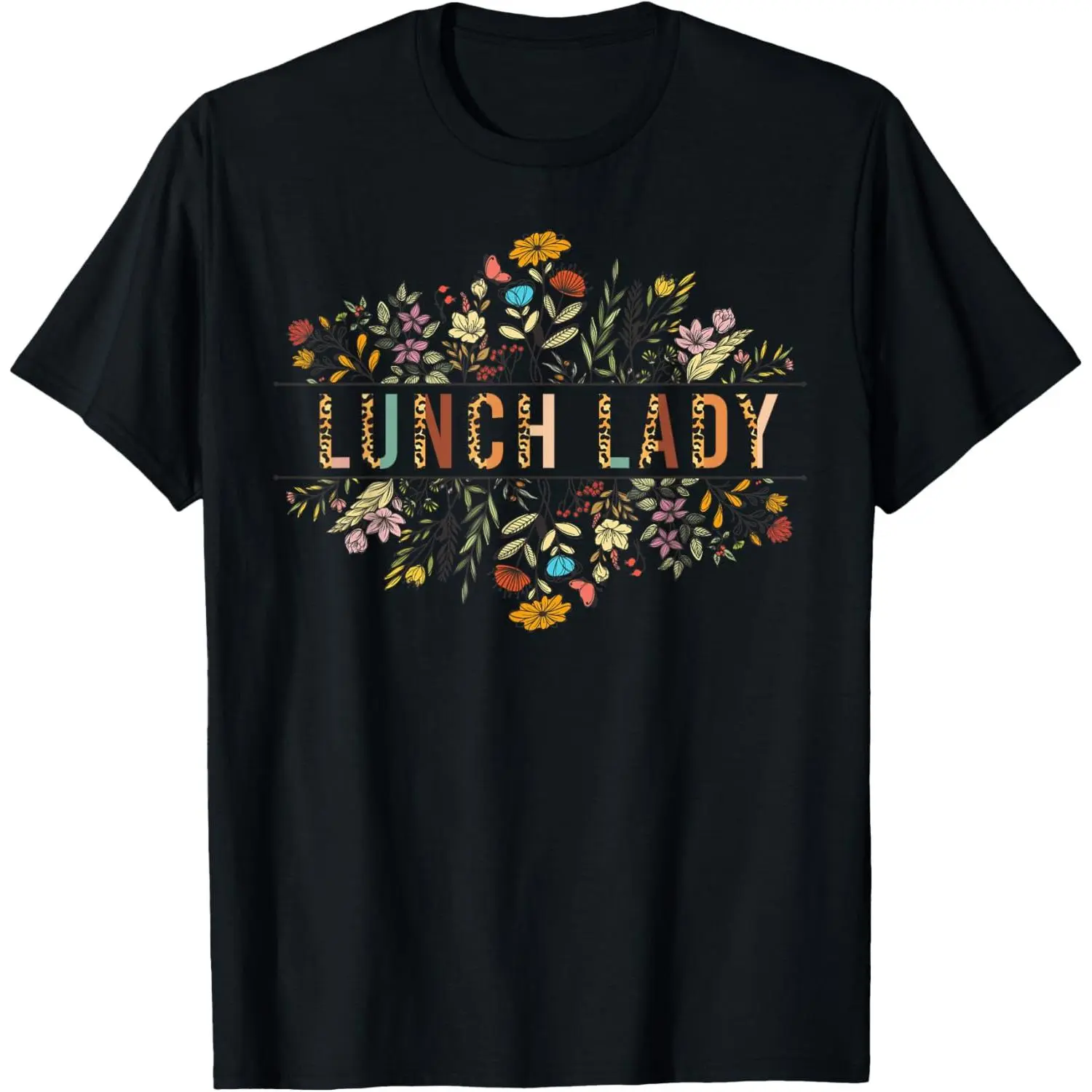 2T-4T Lunch Lady All Over Print Sports T-Shirt - Casual Everyday Tee, Short-Sleeve Round Neck, Machine Washable, Back to School Item, School Cafeteria Themed Gift