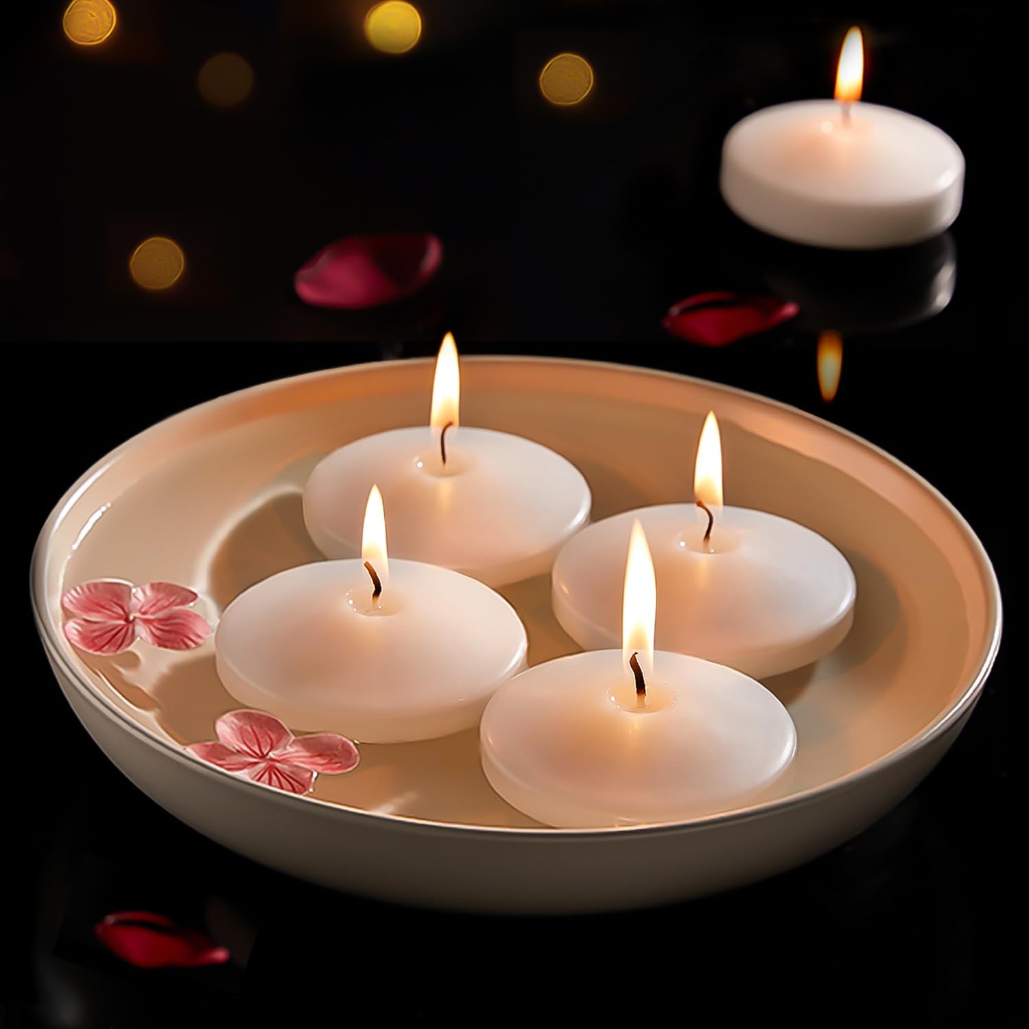 White Floating Candles