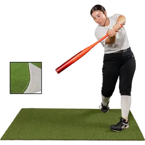 3 x 5 Proball Softball Stance Mat with Flexible 5mm Foam Backing