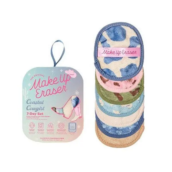 MakeUp Eraser Coastal Cowgirl Skincare Tool Set With Laundry Bag 7ct - New