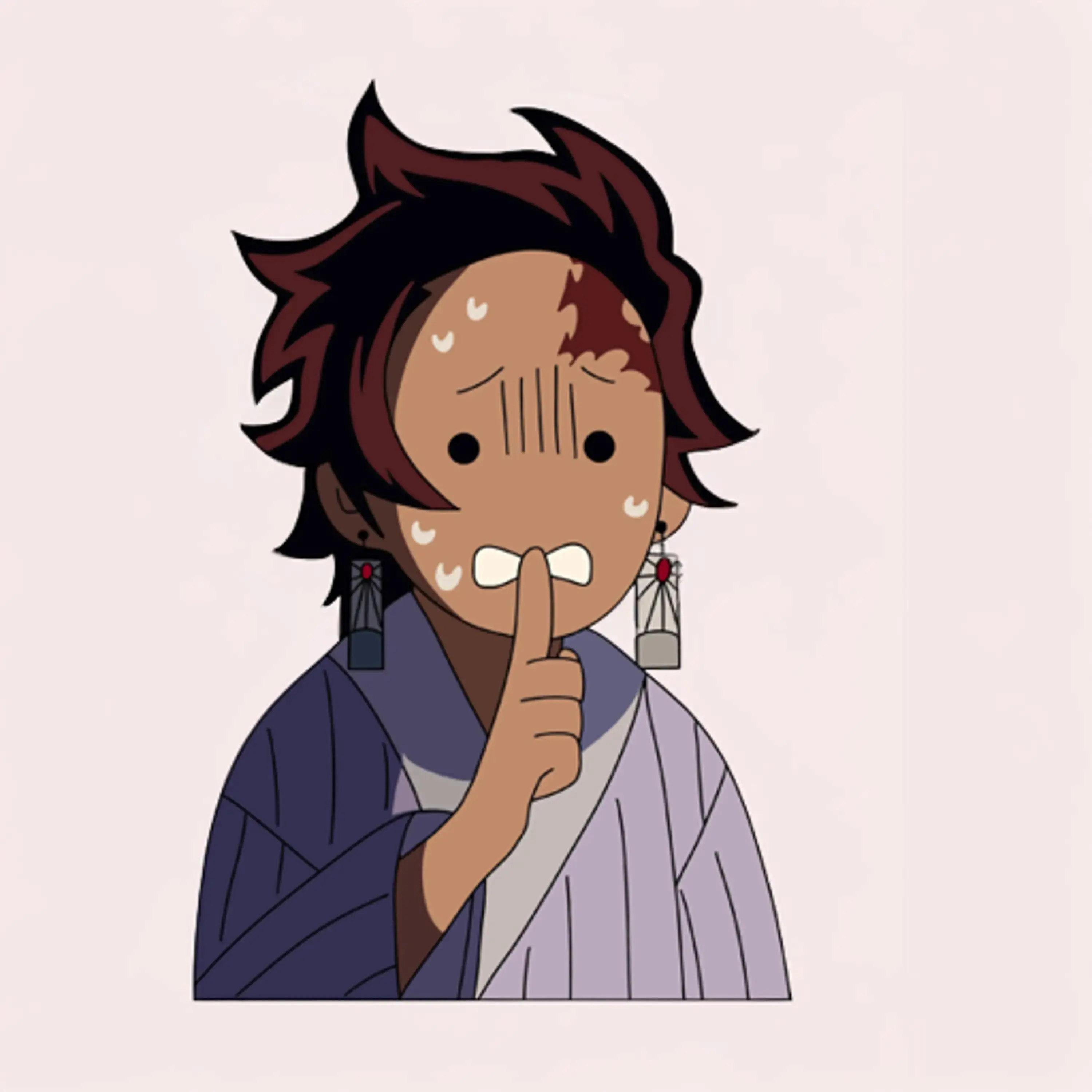 Exclusive Tanjiro - Demon Slayer Anime Stickers for Fans to Showcase Their Fandom