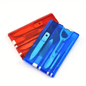 1 set Versatile Camping Tool Set - Survival Tools - Includes Scissor, Knife, File, and More - Perfect for Outdoor Adventures