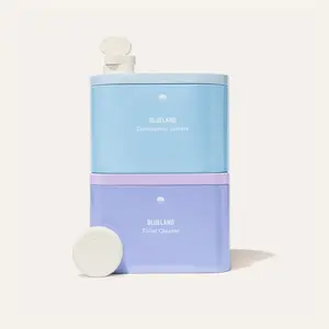 Blueland Dishwasher & Toilet Bowl Cleaner Duo, Mineral & Plant-Based Tablets with Storage Tins, Fragrance-Free & Lemon Cedar