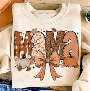 Fall Mama Sweatshirt, Fall Mama Coquette Pumpkin, Fall Vibes Sweatshirt, Autumn Coquette, Coquette Mama Sublimation Download, Instant Download