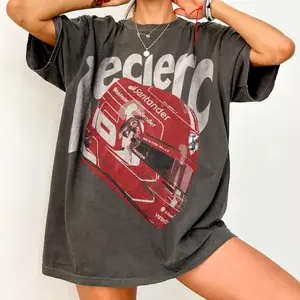 Helmet Racing Shirt, Vintage Charles Lec Shirt, Retro CL16 Graphic Tee, Vintage Leclerc Fan Shirt, Gift For Fan