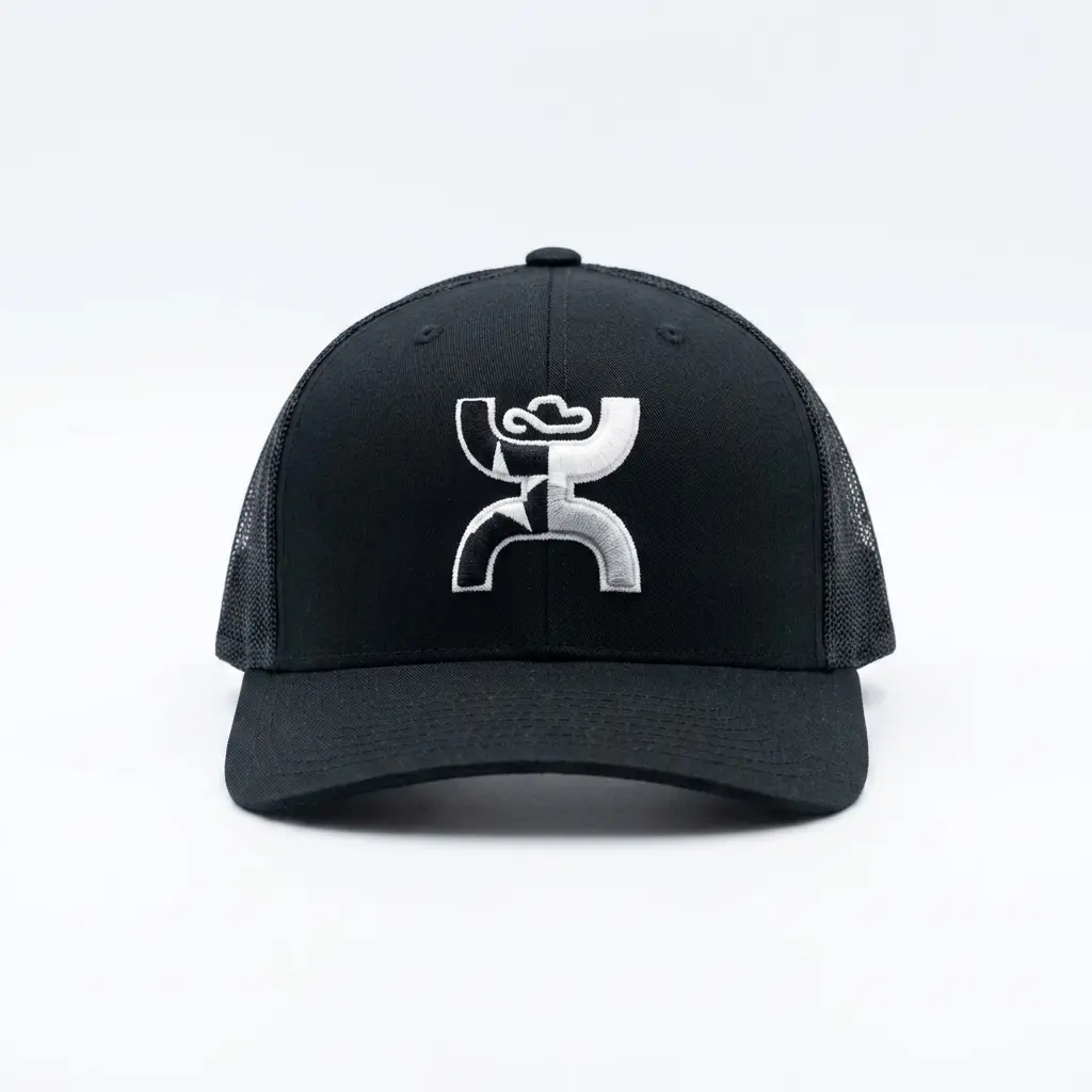 HOOEY Texican Unisex Cowboy Hat with Embroidered Logo and Adjustable Strap