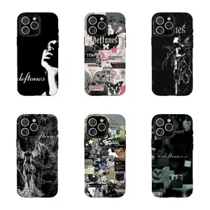 Gothic Deft0nes Collage Phone Case,for iPhone 16 15 14 13 12 11 17Pro Max,for Samsung S25 S24 S23 S22 Ultra,Gifts For Fans, Phone Accessories
