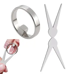 2026 New Ring-Shaped Cat Eye Magnet for Nails,Strong Manicure Nail Magnet Tool,Y & Rin-gMagnet(Wide Beam,Heart,French),Portable Hollow Circular Cat Eye for Home DIY, Salon, Beginners & Nail Artists