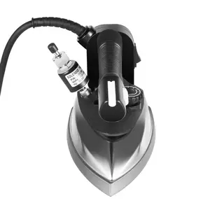 Industrial Electric Steam Iron 1200W 110V with 3L Water Tank Adjustable Temperature Titanium Gold Plating for Commercial Fast Heating Garment Care