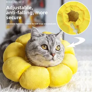 Sunflower Elizabeth Collar Cat Sterilization Ring Anti-licking Cat Neck Ring Pet Dog Hood Adjustable