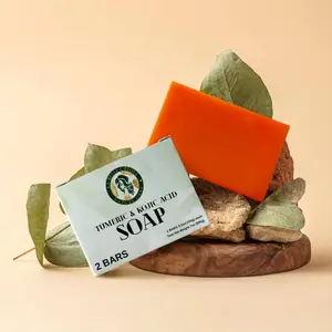 La Belle Créole Turmeric & Kojic Acid Soap – Dark Spot Remover & Skin Brightening Bar