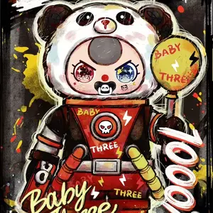 Baby Three Explorer 1000% Custom Collectible Blind Box