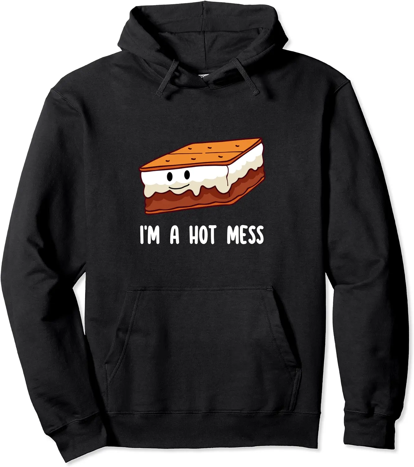 I'm a Hot Mess Cute Funny Smore Camping Marshmallow Campers Pullover Hoodie - Karenlyn Shop 84B0CGS1XVBQ
