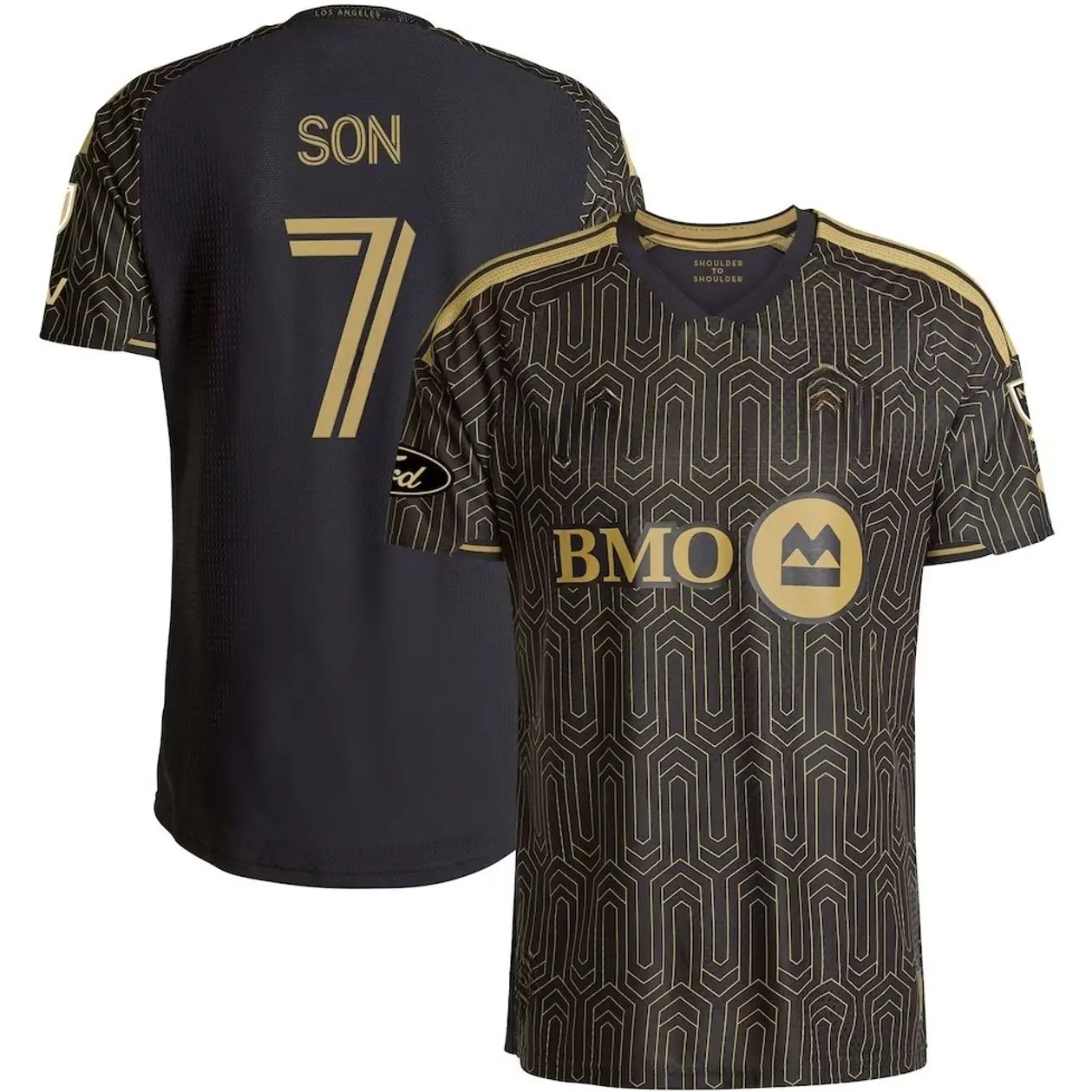 Unisex Soccer Los Angeles Team Son 7 2026 Primary Kit On-Field Replica Jersey - Black