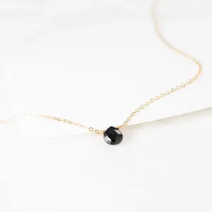 Emra Black Spinel Necklace
