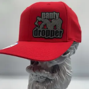 cap baseball casual Panty Dripper Custom Made Patch- Adjustable Snap-Back Style - Available in Multiple Colors & Designs - Classic 112 to Flat Bill Flex Fit Styles