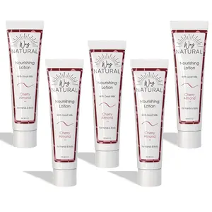 5 Pack Goat Milk Lotion | Way Natural | (2 oz per) | Moisturizing Hand Cream For Dry Skin Relief | 100% REAL RAW GOAT MILK | Natural | Creamy and Soothing | Non Greasy, Quick Dry Lotion | Made in USA