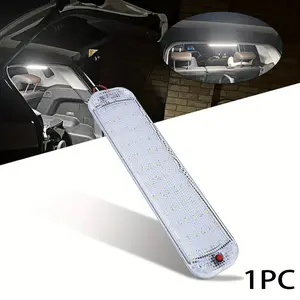1pc 12V-80V Car Interior Led Light Bar White Light Tube With Switch For Van Lorry Truck RV Camper Boat Indoor Car Ceiling Lights Truck Bed Lights