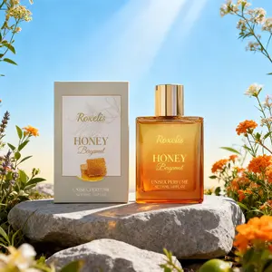 Honey Handkerchief Perfume, Women's Fragrance, Portable Long-Lasting Scent, Unisex 50ML Liquid Perfume, Fresh Delicate Aroma