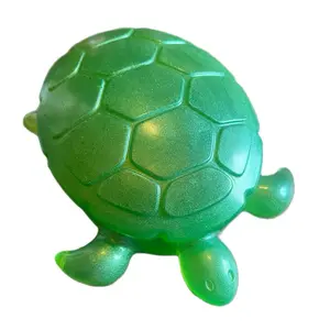 Sea Turtle Jar - Green Shell Design for Decorative Storage