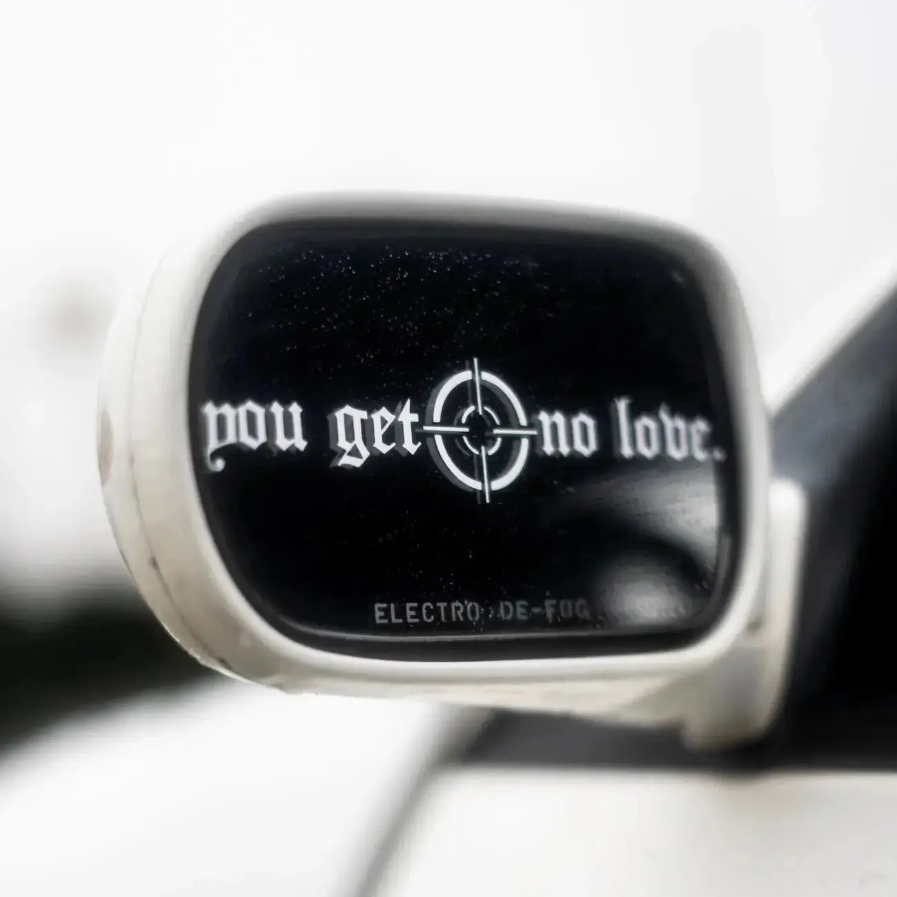 YOU GET NO LOVE Decal - Vinyl Decorative Sticker with "you get no love" Design Custom Car Sticker Rearview Mirror Sticker Windshield Sticker Motorcycle Stickers