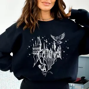 Magical Book Shirt, Universal Studios Sweatshirt, Fantasy World Tee Shirt, Witchery Castle Shirt, Magic School Shirt, Gift For Book Lovers