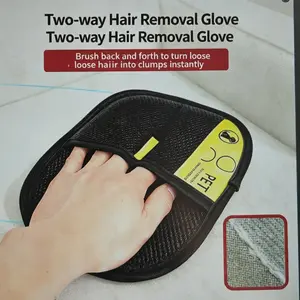 Pet Hair Remover Static Gloves, Bidirectional Brush Pet Grooming Tool, Efficient Fur Removal Device, Easy-To-Use Pet Care Accessory