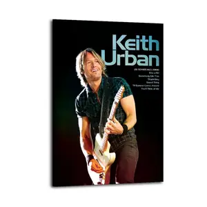 Keith Poster Urban Country Singer Guitarist Vintage Music (11) Gift For Friend Poster Bed Room Living Room Decor Modern Aesthetic Modern Aesthetic Office Gym Art Posters For Dorm Wall Decor