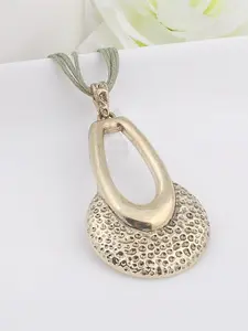 Alloy Jewelry Pendant Necklace Chain, Charms Necklace, Wax String Design, Trendy Accessory for Everyday Wear, Perfect Gift Idea, Exquisite Chain Jewelry