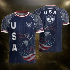 USA Soccer AOP Tshirt, American Football Team Jersey, United States Soccer Shirt 2026, Game Day Outfit, Fathers Day Gift