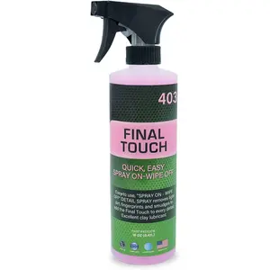 Final Touch Quick Detail Spray - Easy Spray On, Wipe Off Showroom Shine 16oz.
