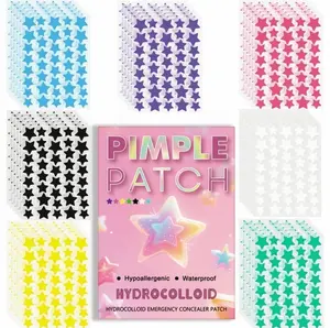 480 pieces of acne patch for spots and pimples, invisible water-based gel cover patch, skin friendly adhesive bandage suitable for facial care, skin repair