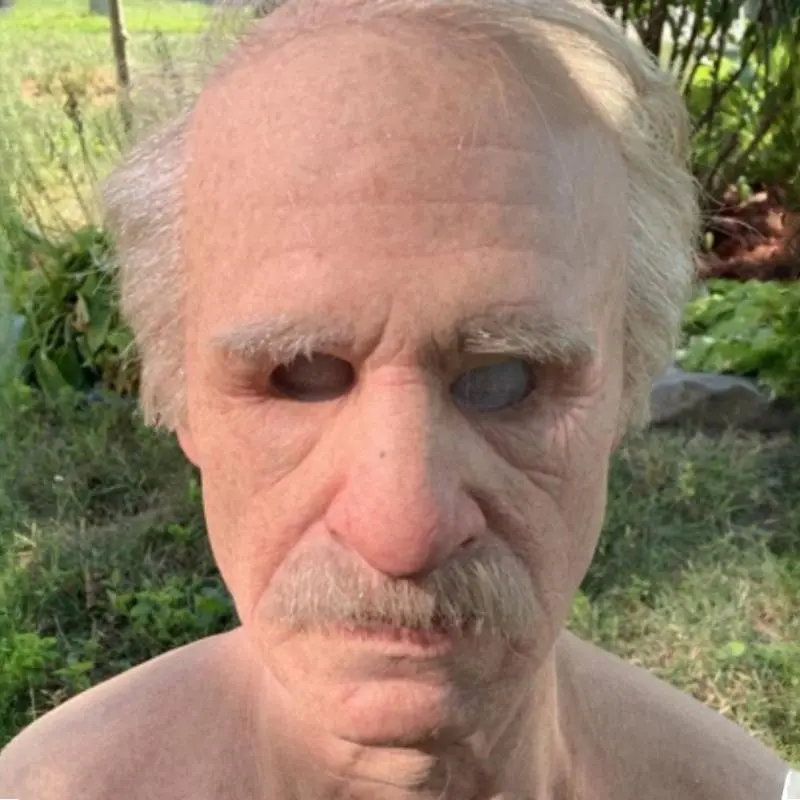 Real Person Mask, Elderly Mask, Horror Mask, Adult Real Person Mask, Halloween Mask, Disguise And Prank, Prank Friends, Hot Selling Item Style1 Real Person Mask, Elderly Mask, Horror Mask, Adult Real Person Mask, Halloween Mask, Disguise And Prank, Prank Friends, Hot Selling Item Style1