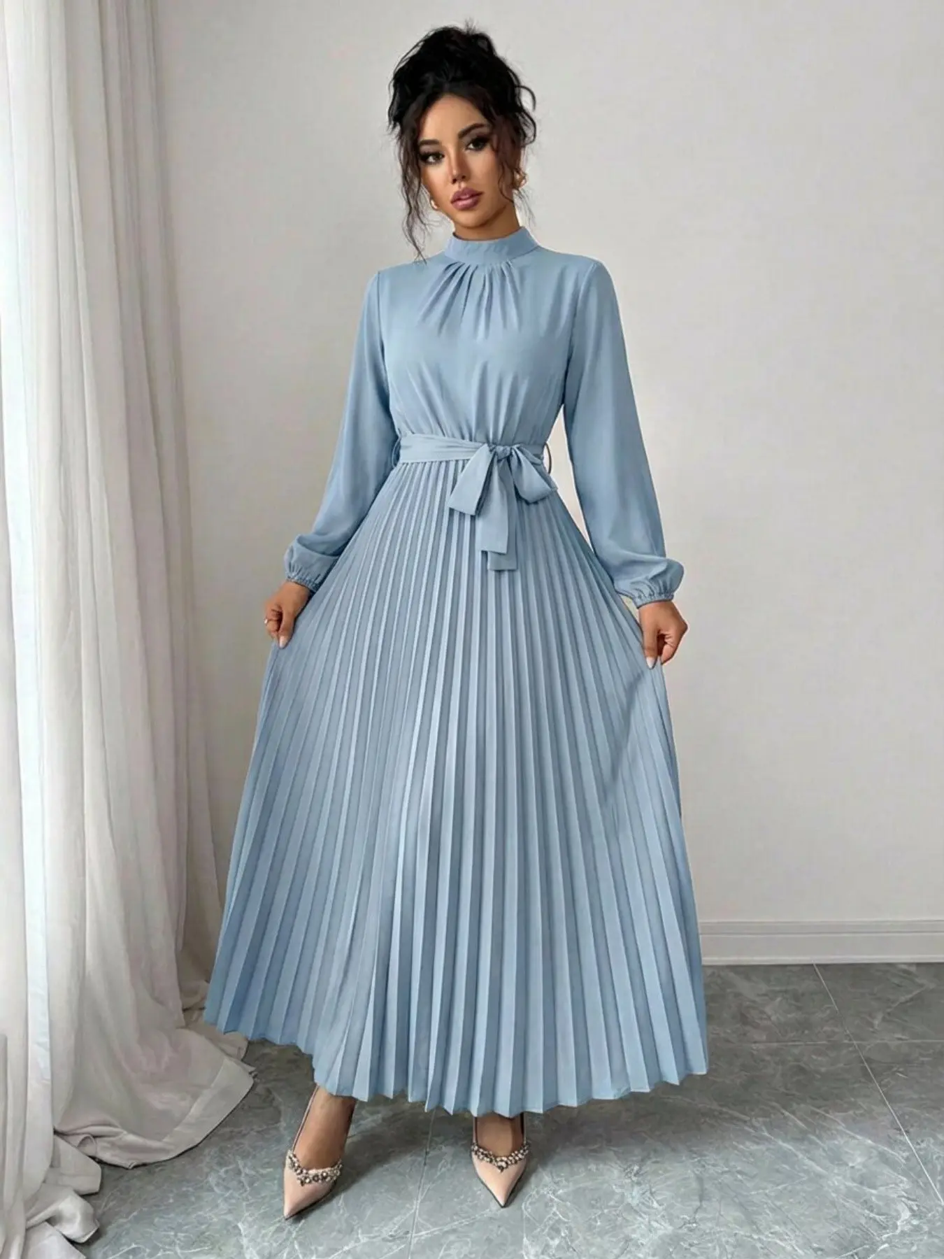 sachin and babi light blue dress Elegant Wedding Guest Dresses, Gowns & Outfits  Show Me Your Mumu