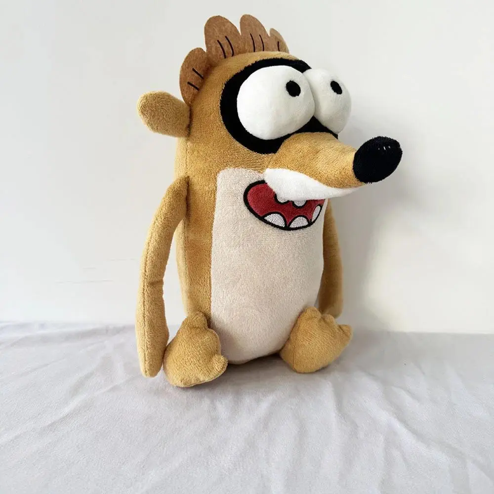 New 25cm Regular Show Plush Toys Cartoon Cute Soft Stuffed Dolls For Kid Birthday Christmas Gift
