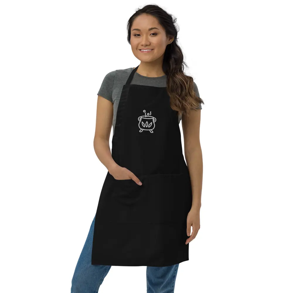 Embroidered Apron - Cauldron