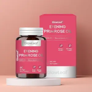 GlowLeaf Herbal Evening Primrose Oil Soft Capsule Maintenance Ovaries Health 1300mg