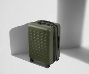 The Bigger Carry-On Flex in Olive Green The Bigger Carry-On Flex in Olive Green