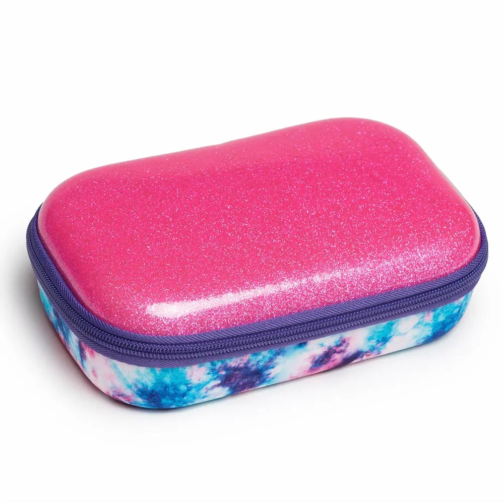 Glitter Storage Box – Pink Colorful Organizer for Makeup, Crafts, Stationery & More | Fun & Functional Storage Solution