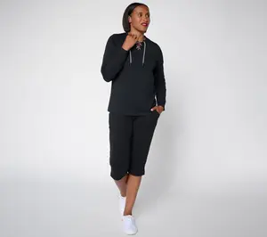 Denim & Co. Active Regular EasyWear French Terry Set